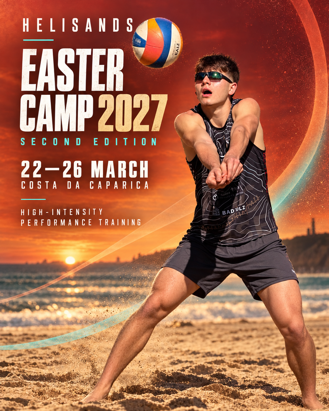 HeliSands Easter Camp 2027 poster