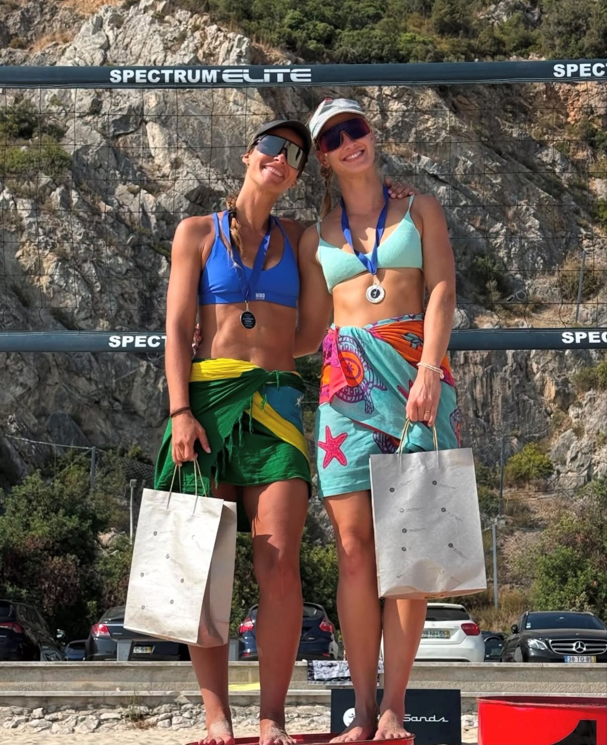 Céline Collette · France & Lisa Schubert · Germany — International athletes who chose to train with HeliSands in Portugal