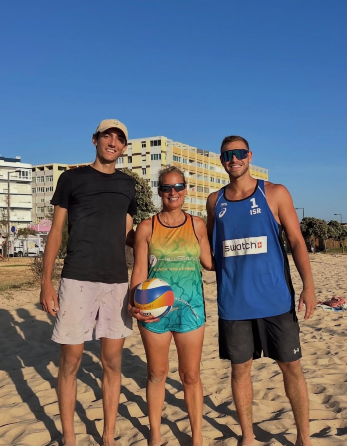 Yoav Chetrit & Barak Goldberg · Israel — Israeli beach volleyball team who trained with HeliSands in Lisbon